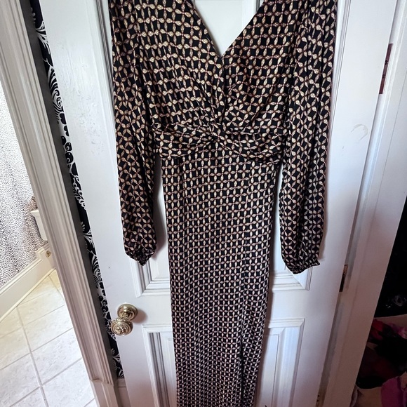 MinkPink black maxi dress with slit - Picture 1 of 6